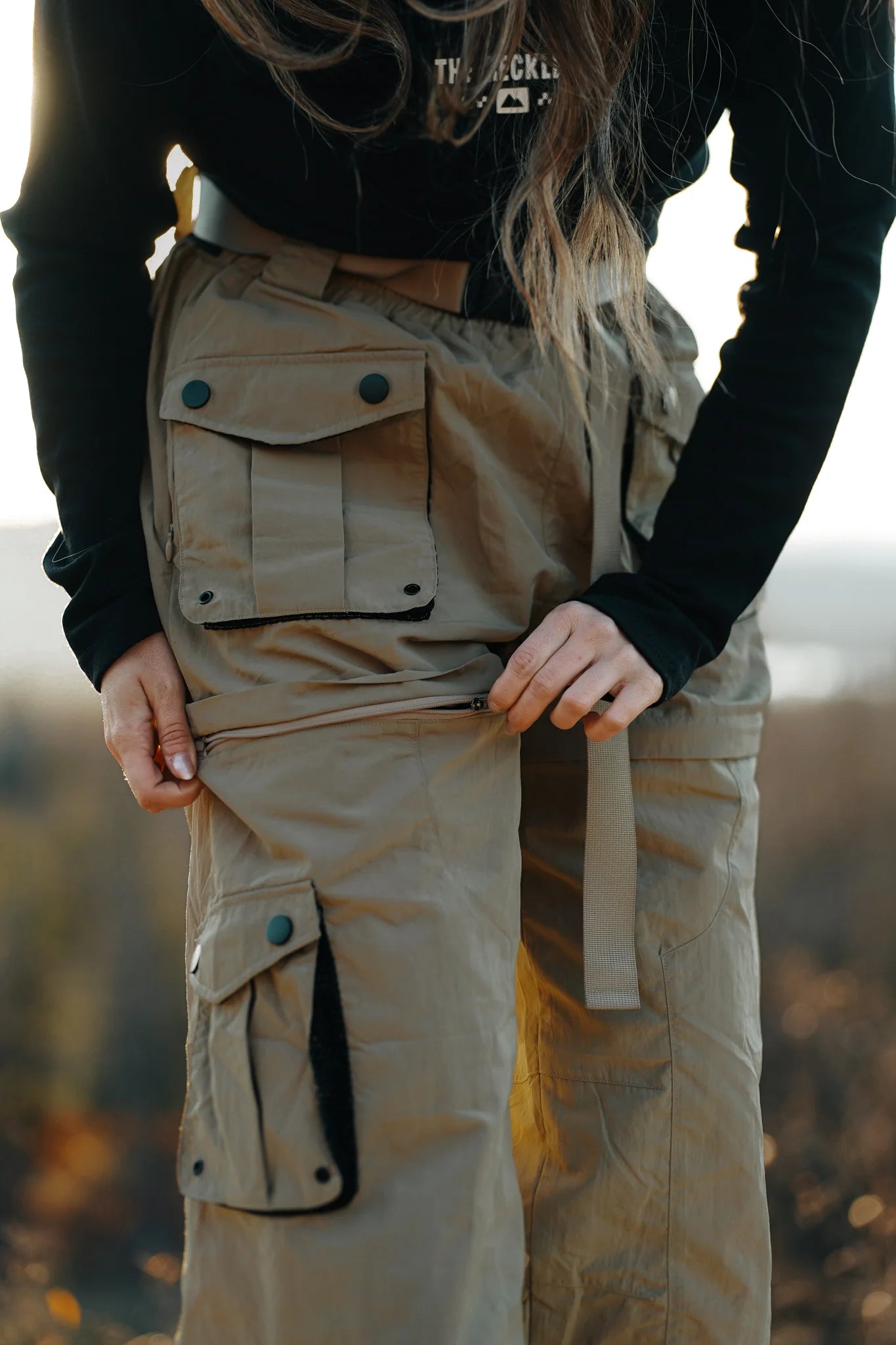 Baggy Zip-Off Pants