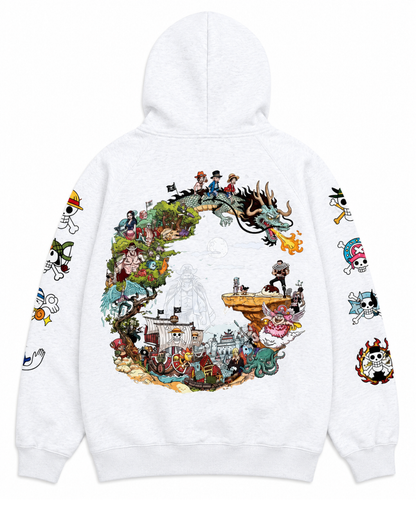 One Piece Graphic Zip Up