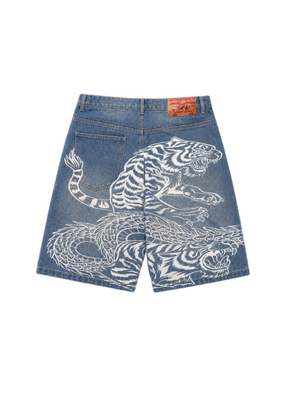 Tiger Graphic Denim
