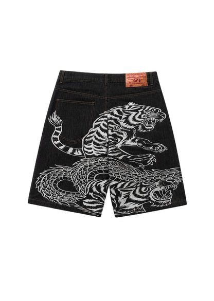 Tiger Graphic Denim