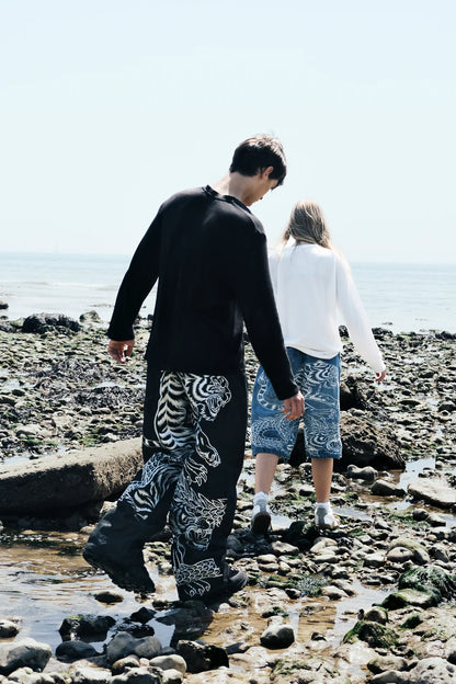 Tiger Graphic Denim